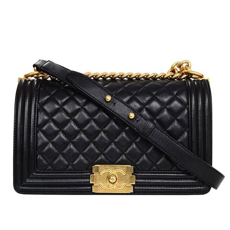 chanel dallas boy bag|Chanel black boyfriend bag.